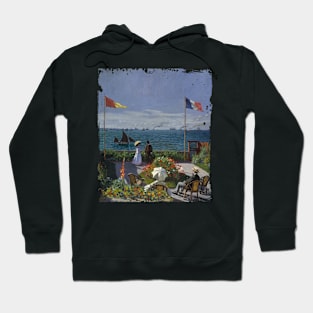 Monet Garden at Sainte-Adresse Hoodie